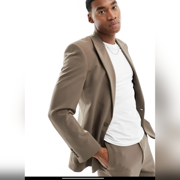 New Asos Slim Fit Men's  Blazer Size 46 - Picture 2 of 4